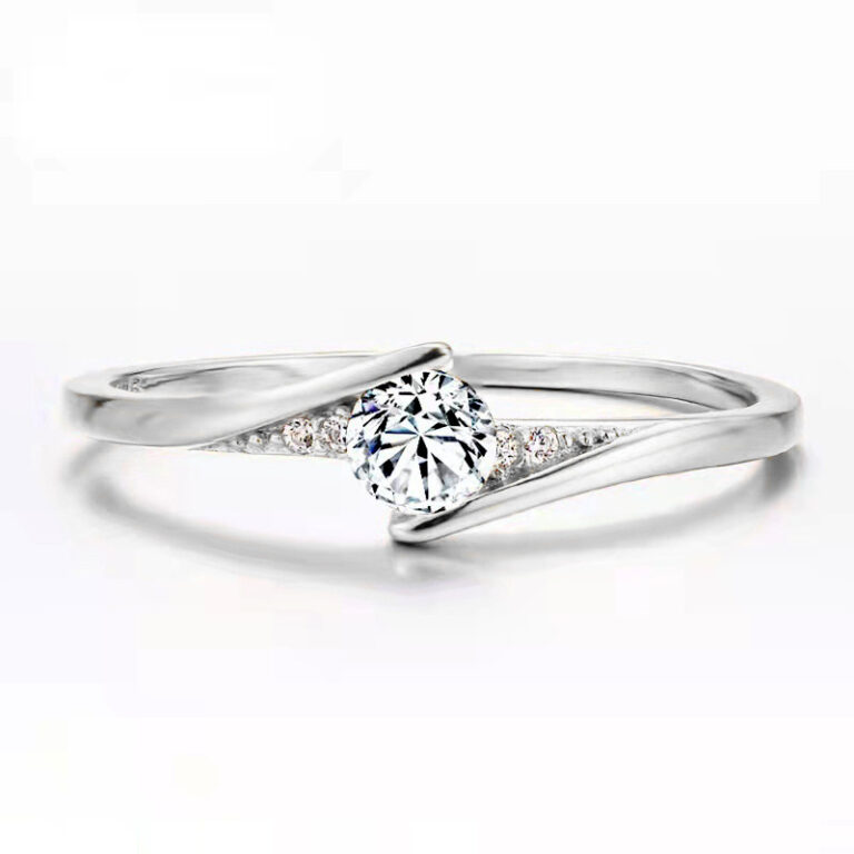 Mens Gold Alloy Round Engagement Ring